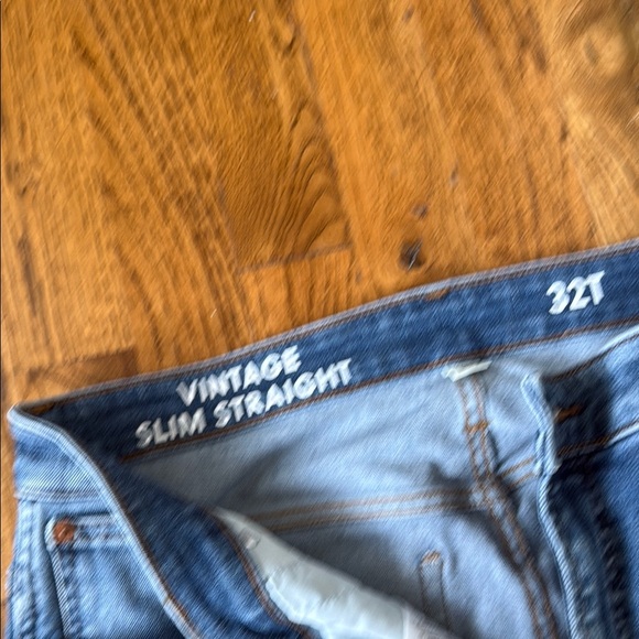 J Crew Sz32T Vintage Slim Straight Blue Women's Jeans - Picture 3 of 5